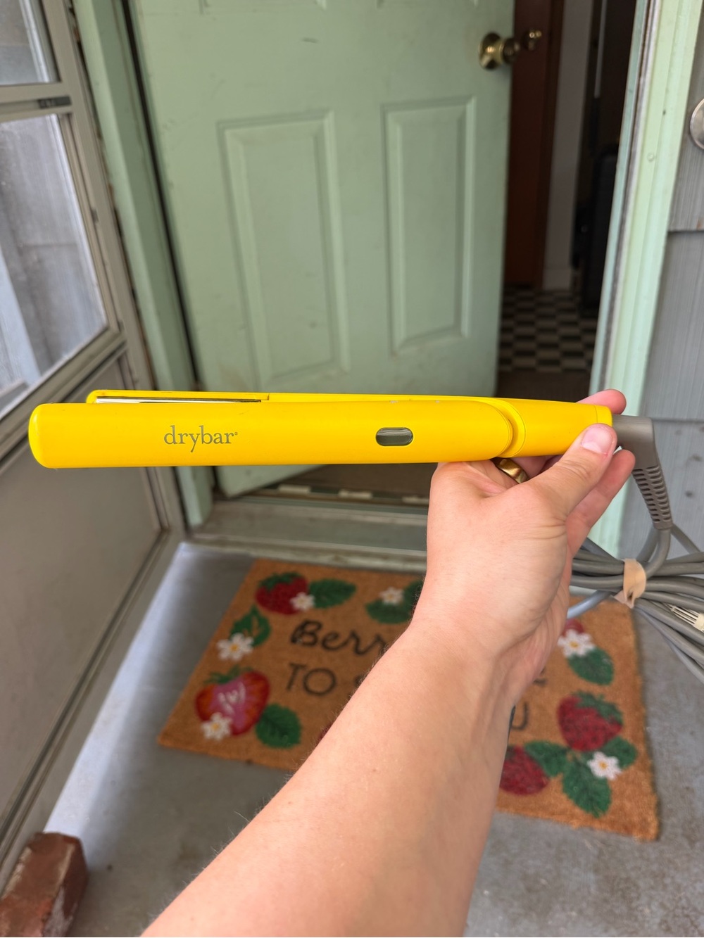 Drybar Bright Yellow Hair Straightener Flat Iron